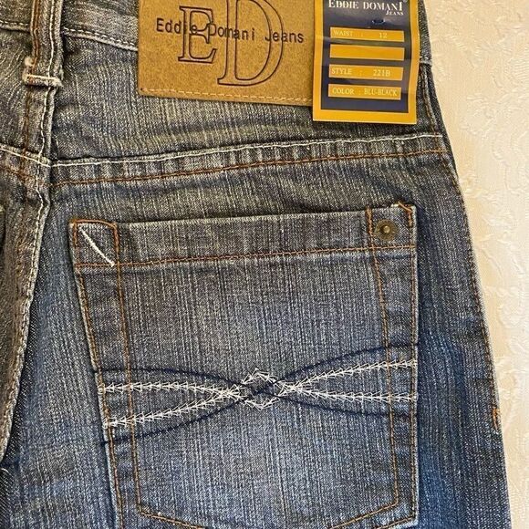 💥Eddie Domani  Boys Denim Fashion jeans size:12 - Picture 9 of 13